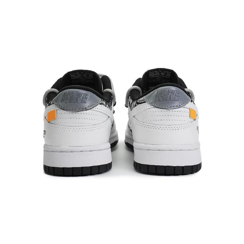 [Custom Female style East Coast]  Dunk Skateboarding Shoes Women's Low-top Black/white