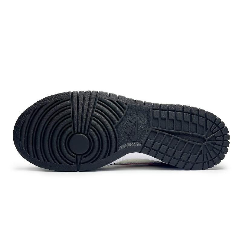 [Custom Female style dark purple bubble]  Dunk Skateboarding Shoes Women's Low-top Purple/white/pink