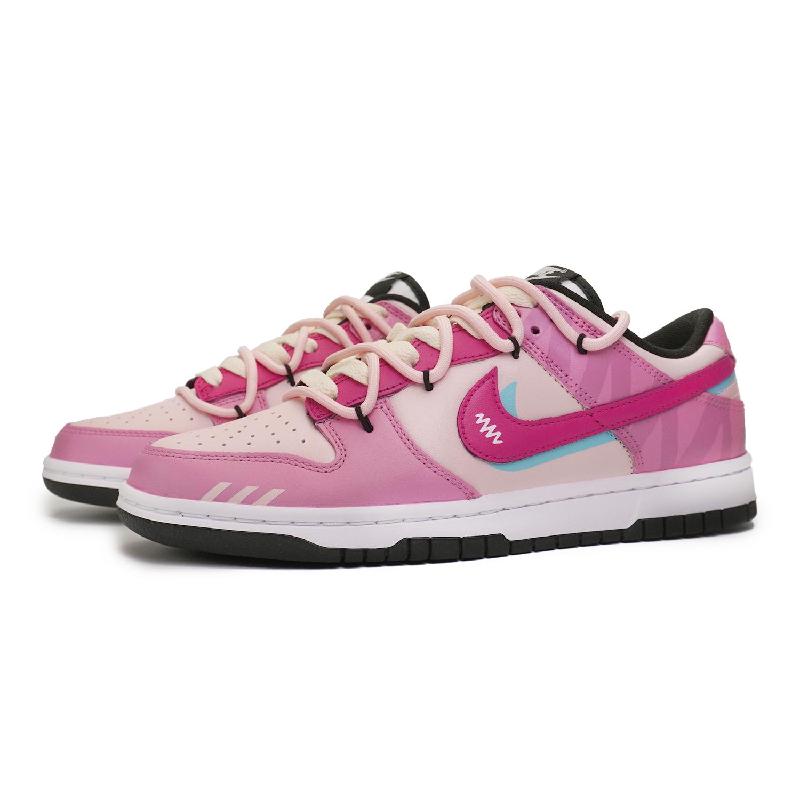[Custom Peach Run]  Dunk Skateboarding Shoes Women's