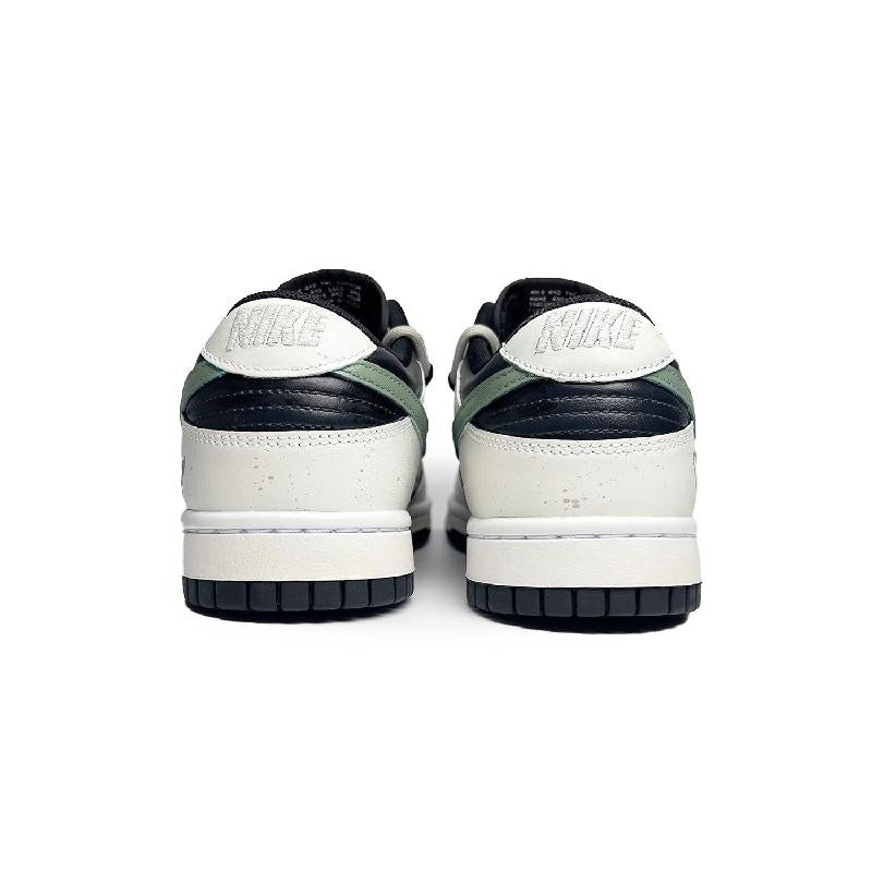 [Custom Women's style by the poolside]  Dunk Skateboarding Shoes Women's Low-top Green/Black/White