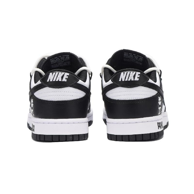 [Custom Female black and white Panda one]  Dunk Skateboarding Shoes Women's
