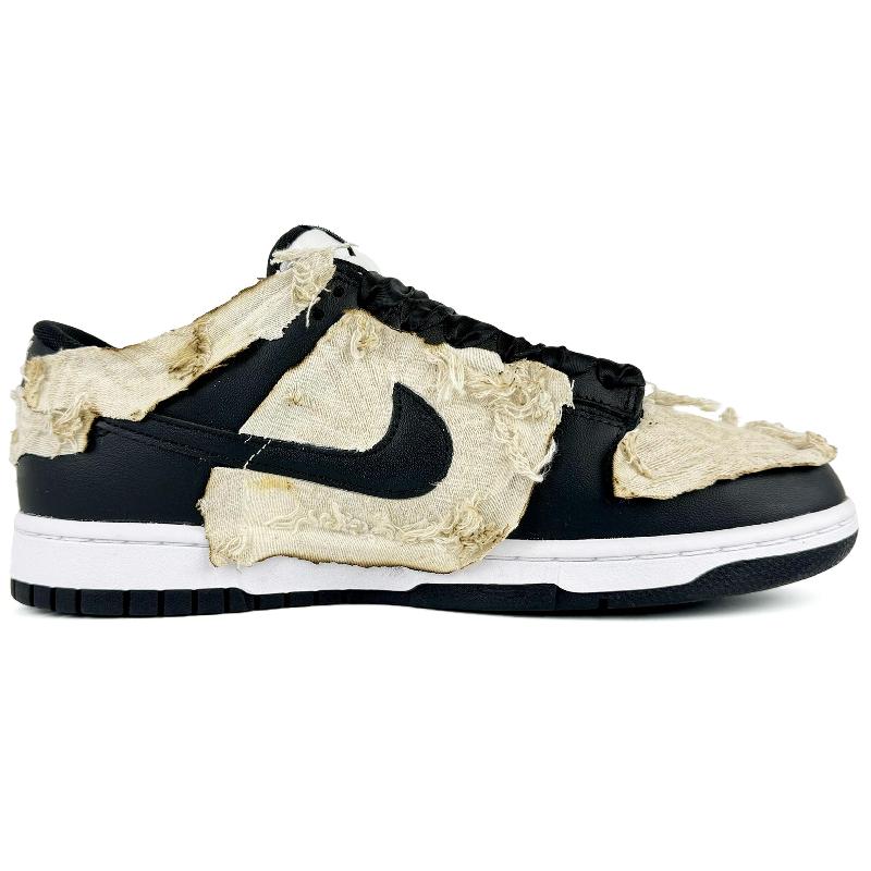 [Custom Roses in No Person's Land]  Dunk Skateboarding Shoes Women's