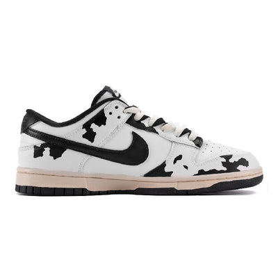 [Custom Female oolong]  Dunk Skateboarding Shoes Women's Low-top Black/white