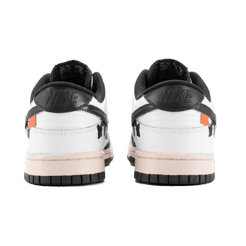 [Custom Female oolong]  Dunk Skateboarding Shoes Women's Low-top Black/white