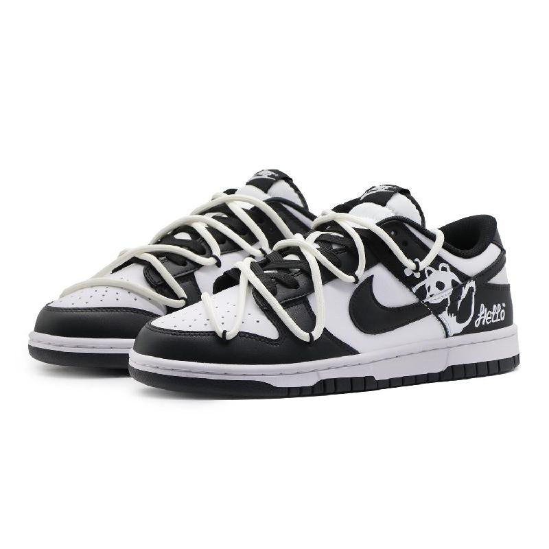 [Custom Female panda flower]  Dunk Skateboarding Shoes Women's