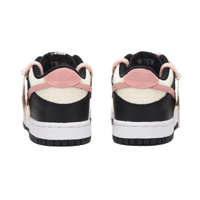 [Custom Cherry Letter]  Dunk Skateboarding Shoes Women's Low-top Powder