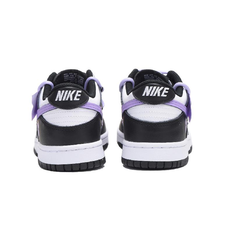 [Custom Black and purple for women]  Dunk Skateboarding Shoes Women's
