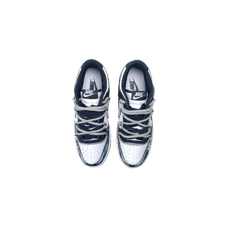 [Custom Female street melody]  Dunk Skateboarding Shoes Women's Low-top White