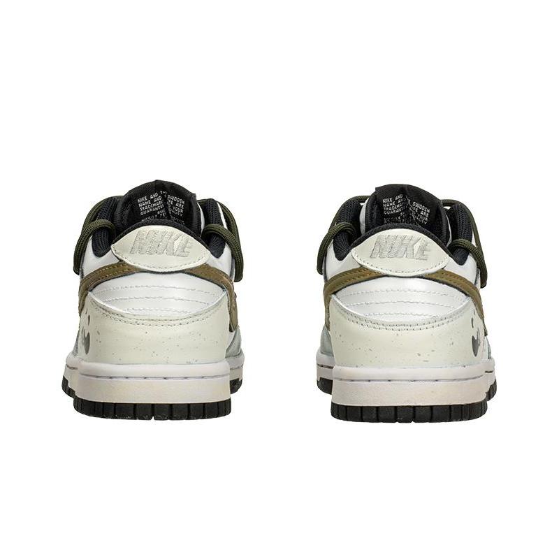 [Custom Coconut milk Latte, Red Panda for women]  Dunk Skateboarding Shoes Women's