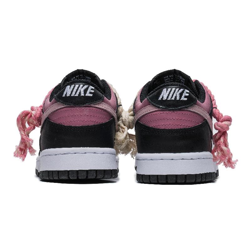 [Custom Dirty pink panda]  Dunk Skateboarding Shoes Women's