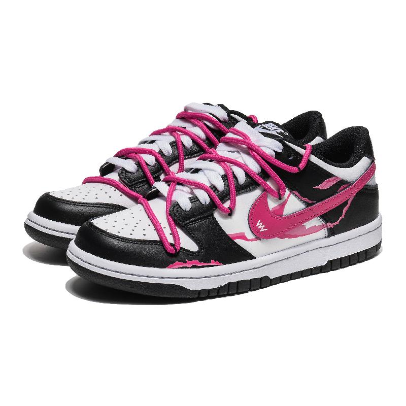 [Custom Team67 Women's Neuron Black Powder]  Dunk Skateboarding Shoes Women's