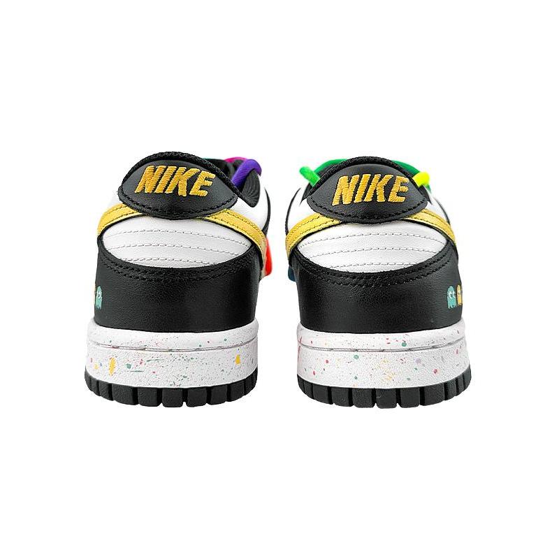 [Custom Rainbow Pac]  Dunk Skateboarding Shoes Women's