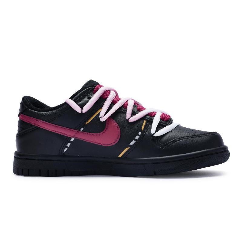 [Custom Motorcycle Fan]  Dunk Skateboarding Shoes Unisex Low-top Black