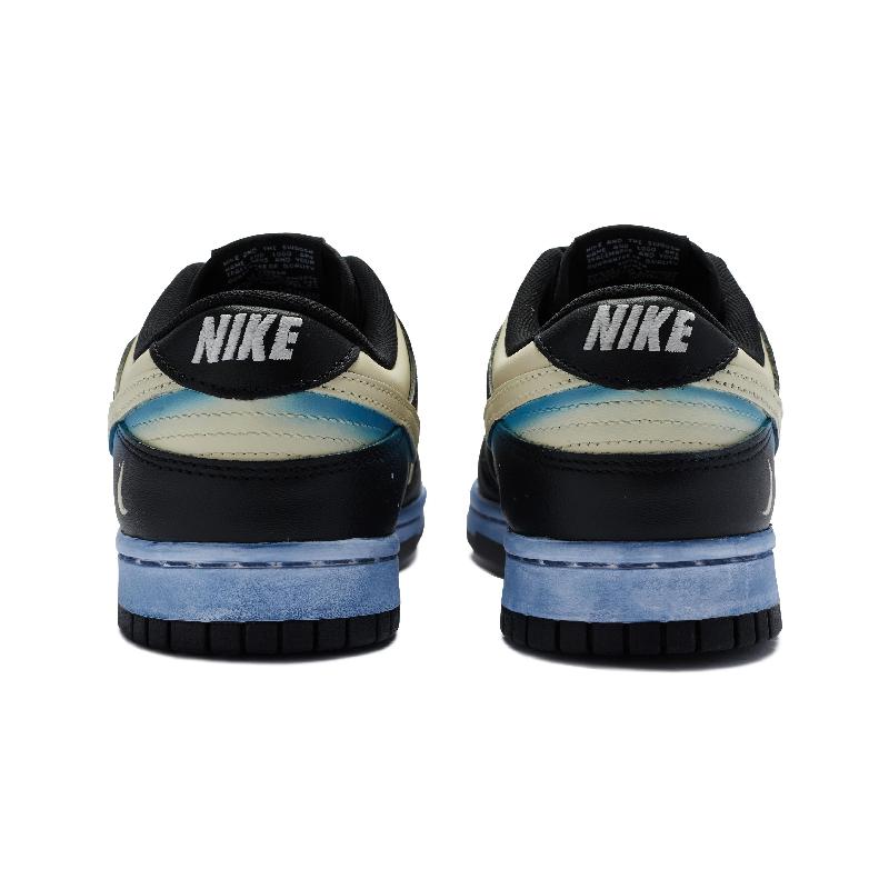 [Custom Desert Starry Sky Black, Yellow And Blue]  Dunk Skateboarding Shoes Unisex