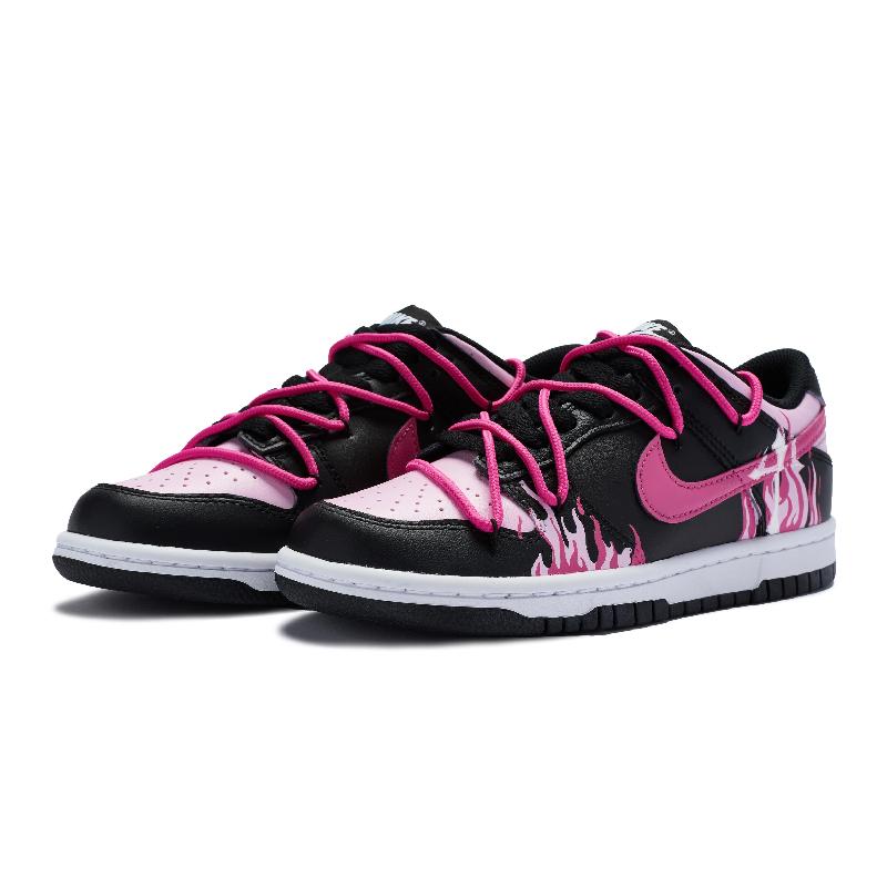 [Custom Female cyber sweetheart black fan]  Dunk Skateboarding Shoes Women's