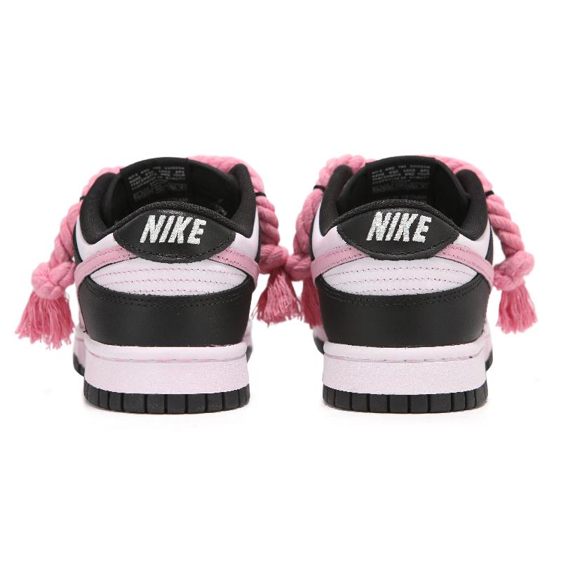 [Custom Black and Pink]  Dunk Skateboarding Shoes Women's