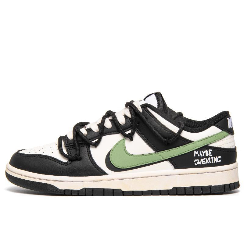 [Custom in a jungle forest setting]  Dunk Skateboarding Shoes Unisex