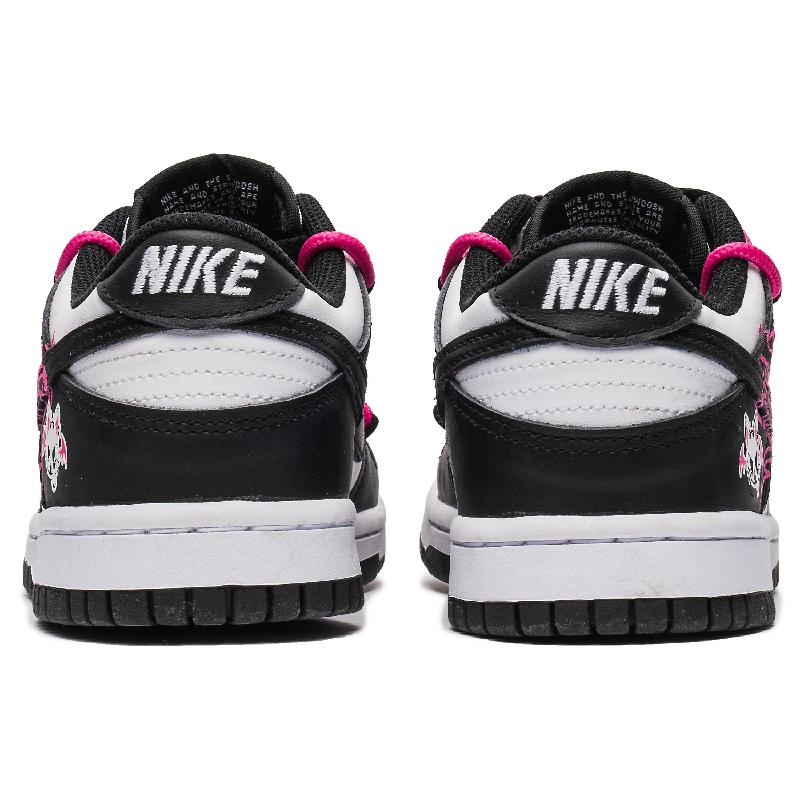 [Custom Female star cat]  Dunk Skateboarding Shoes Women's Low-top Black