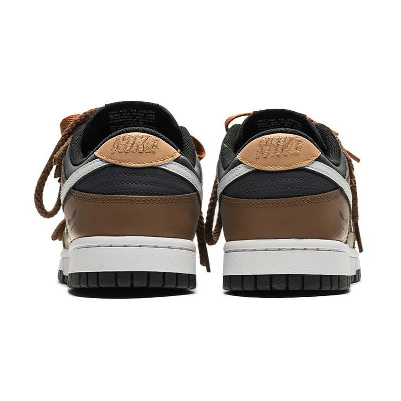 [Custom Women's Swamp Ghost S-BOX]  Dunk Skateboarding Shoes Women's Low-top Light Khaki