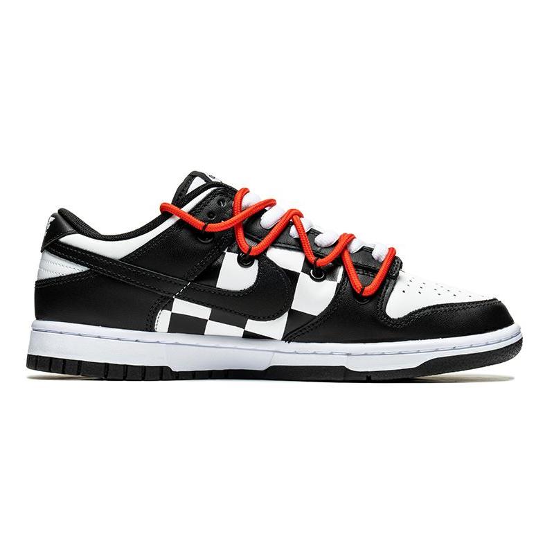 [Custom Checkerboard]  Dunk Skateboarding Shoes Unisex