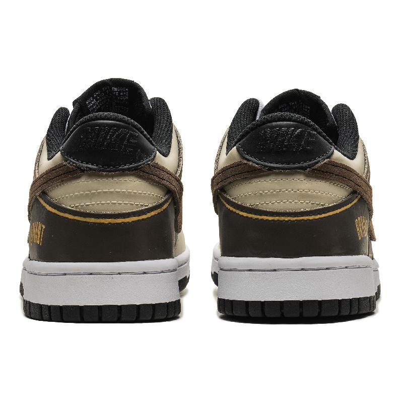 [Custom Simple shoes are popular.]  Dunk Skateboarding Shoes Women's Low-top Brown