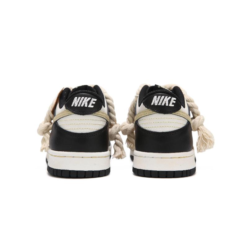 [Custom Women's leopard print black]  Dunk Skateboarding Shoes Women's