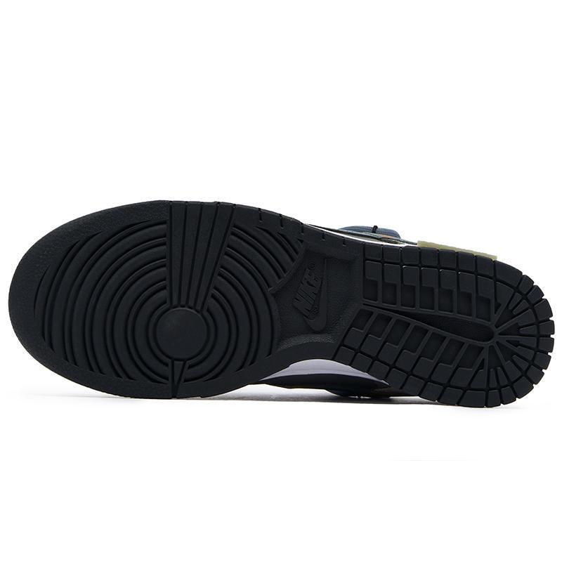 [Custom Women's non-biodegradable S-BOX]  Dunk Skateboarding Shoes Women's Low-top White/Brown