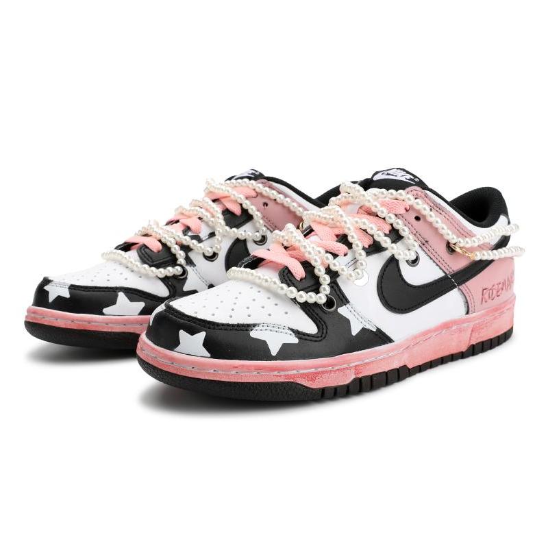 [Custom Star Pearl]  Dunk Skateboarding Shoes Unisex