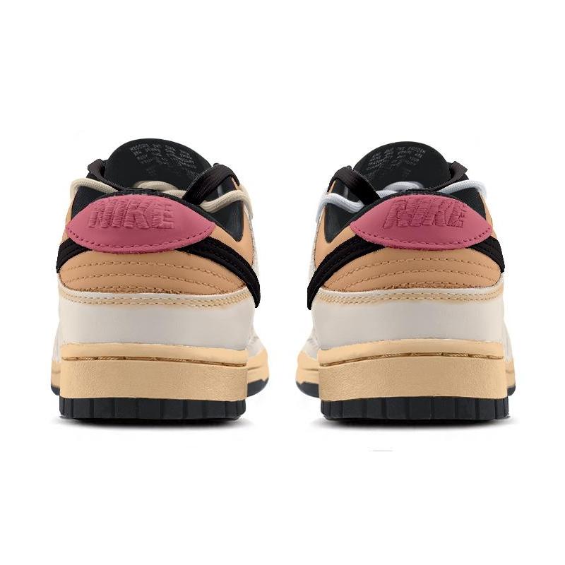 [Custom Female Pluto]  Dunk Skateboarding Shoes Women's Low-top Brown/Black