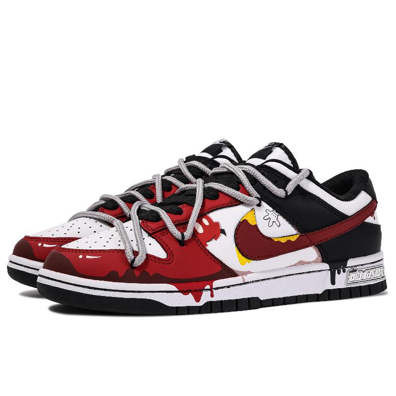 [Custom Halloween Romance]  Dunk Skateboarding Shoes Unisex