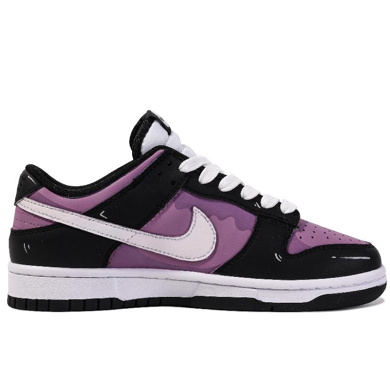 [Custom Geometric Straight Line]  Dunk Skateboarding Shoes Unisex