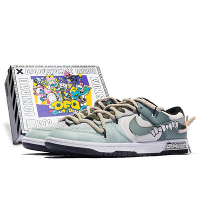 [Custom Female Tea Language S-BOX]  Dunk Skateboarding Shoes Women's