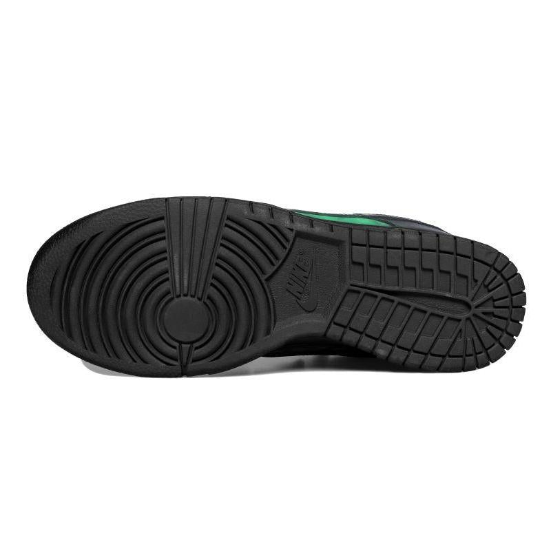 [Custom Luminous flame female S-BOX]  Dunk Skateboarding Shoes Women's Low-top Black/Green