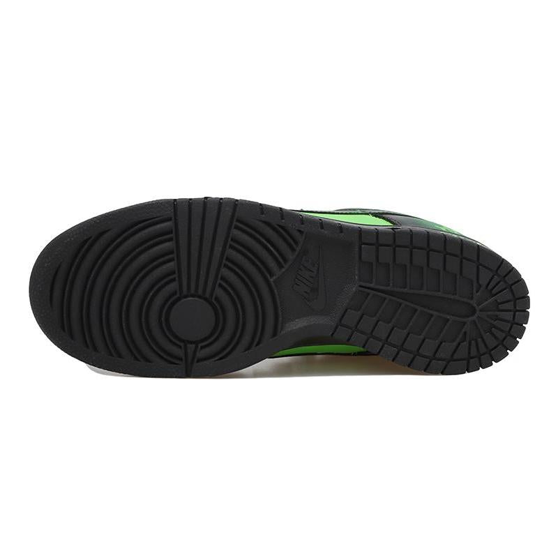 [Custom Functional Rabbit Girl S-BOX]  Dunk Skateboarding Shoes Women's Low-top Black/Green
