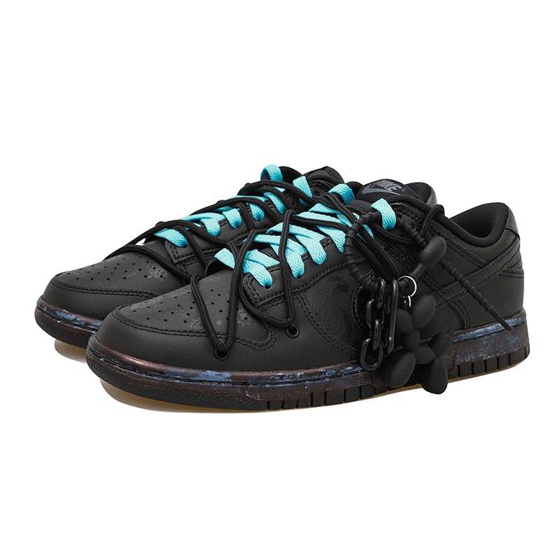 [Custom Balloon Doggy S-BOX]  Dunk Skateboarding Shoes Women's Low-top Black
