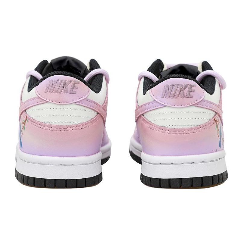 [Custom Shi Huai Niao Nu S-BOX]  Dunk Skateboarding Shoes Women's Low-top Yellow/purple