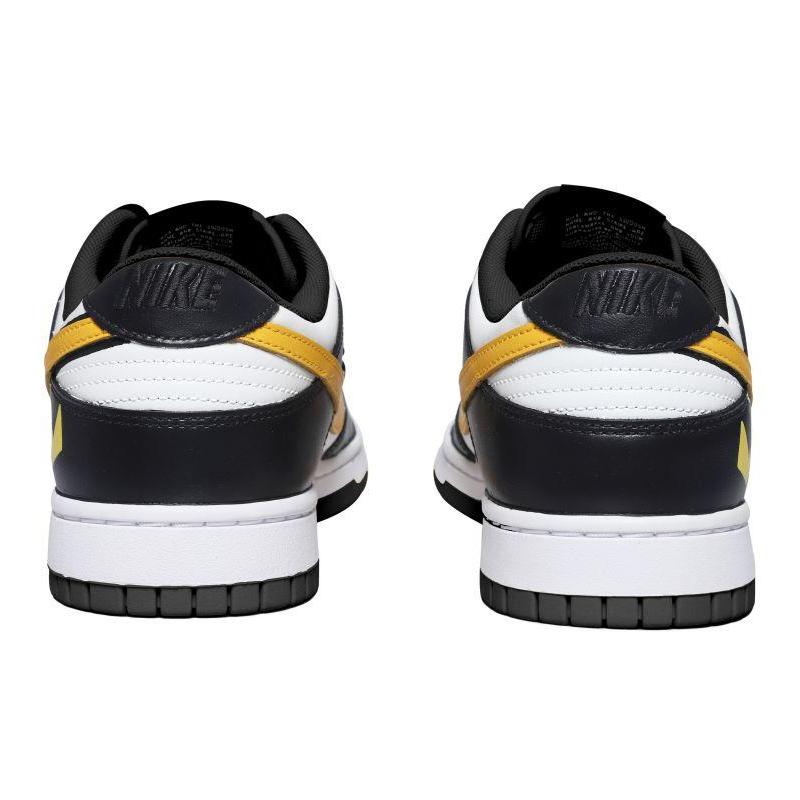[Custom Yellow Lightning Girl]  Dunk Skateboarding Shoes Women's Low-top Black/White/Yellow