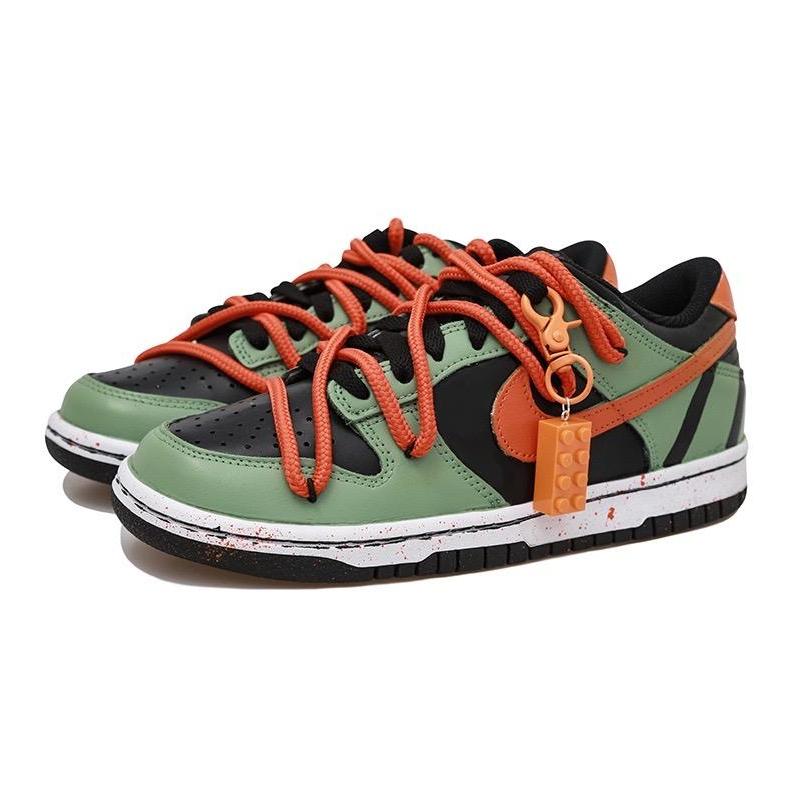 [Custom Black Orange prohibits female S-BOX]  Dunk Skateboarding Shoes Women's