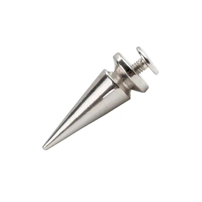 [Custom Pure black punk rivets]  Air Force 1 Skateboarding Shoes Men Low-top Black