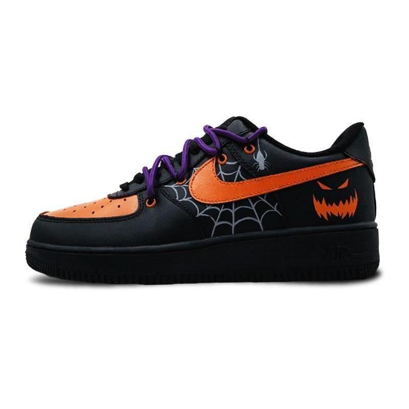 [Custom Ghost Face Pumpkin]  Air Force 1 Low Skateboarding Shoes Men