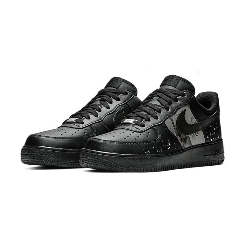 [Custom Ink plum blossoms and wax snow]  Air Force 1 Skateboarding Shoes Men