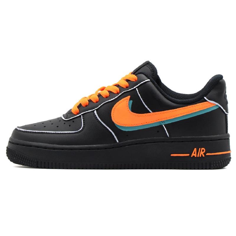 [Custom Small orange for men and women]  Air Force 1 Skateboarding Shoes Men
