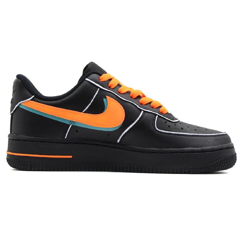 [Custom Small orange for men and women]  Air Force 1 Skateboarding Shoes Men