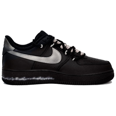 [Custom Revere the distance]  Air Force 1 Skateboarding Shoes Unisex Low-top Black