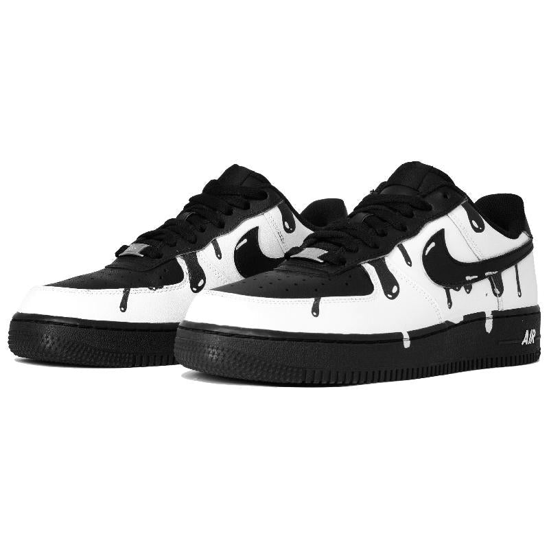 [Custom Dissolved ink]  Air Force 1 Skateboarding Shoes Unisex