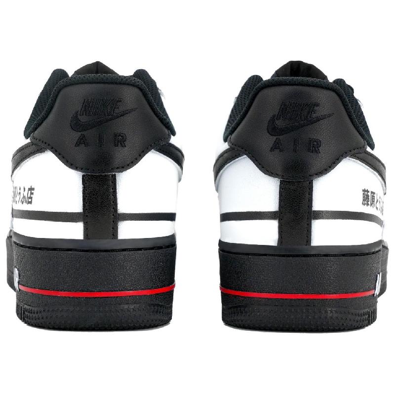 [Custom Drift]  Air Force 1 Skateboarding Shoes Unisex Low-top Black/white