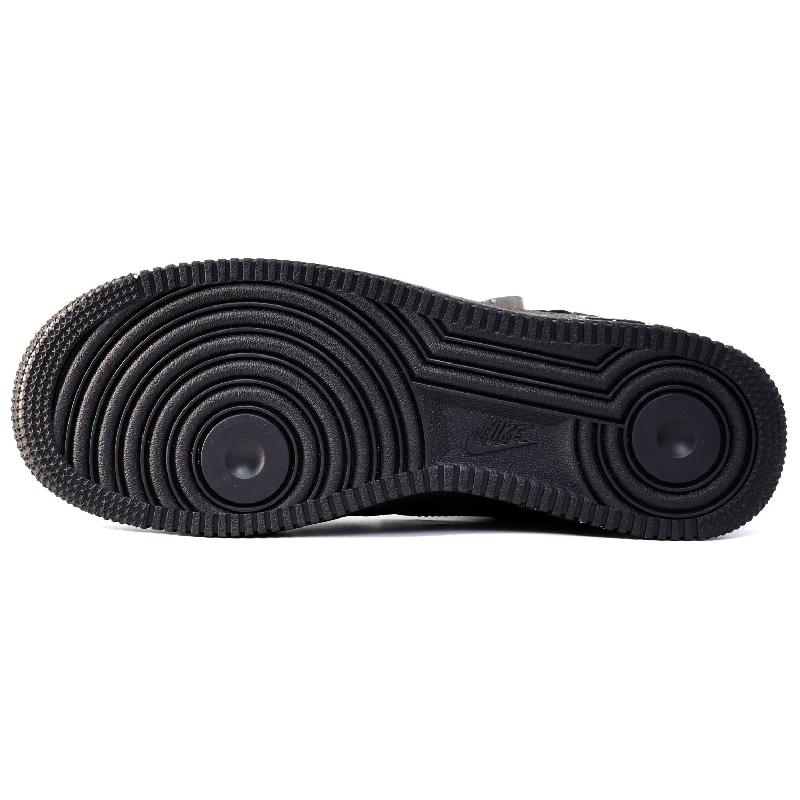 [Custom H ō]  Air Force 1 Skateboard Shoes Unisex Low-Top Gold/Black