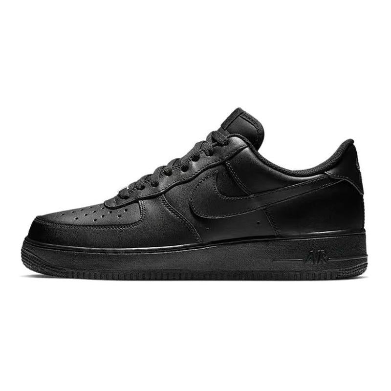 [Custom Black and white forbidden zone for both men and women]  Air Force 1 Skateboarding Shoes Unisex Low-top Black/white