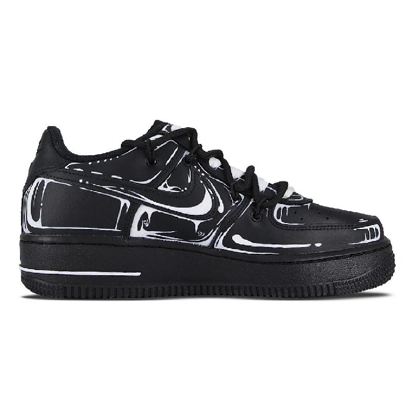[Custom Decadent Feast Man]  Air Force 1 Skateboard Shoes Unisex Low-Top White