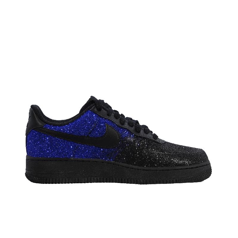 [Custom A man with a blue and black gradient full of stars]  Air Force 1 Skateboarding Shoes Men